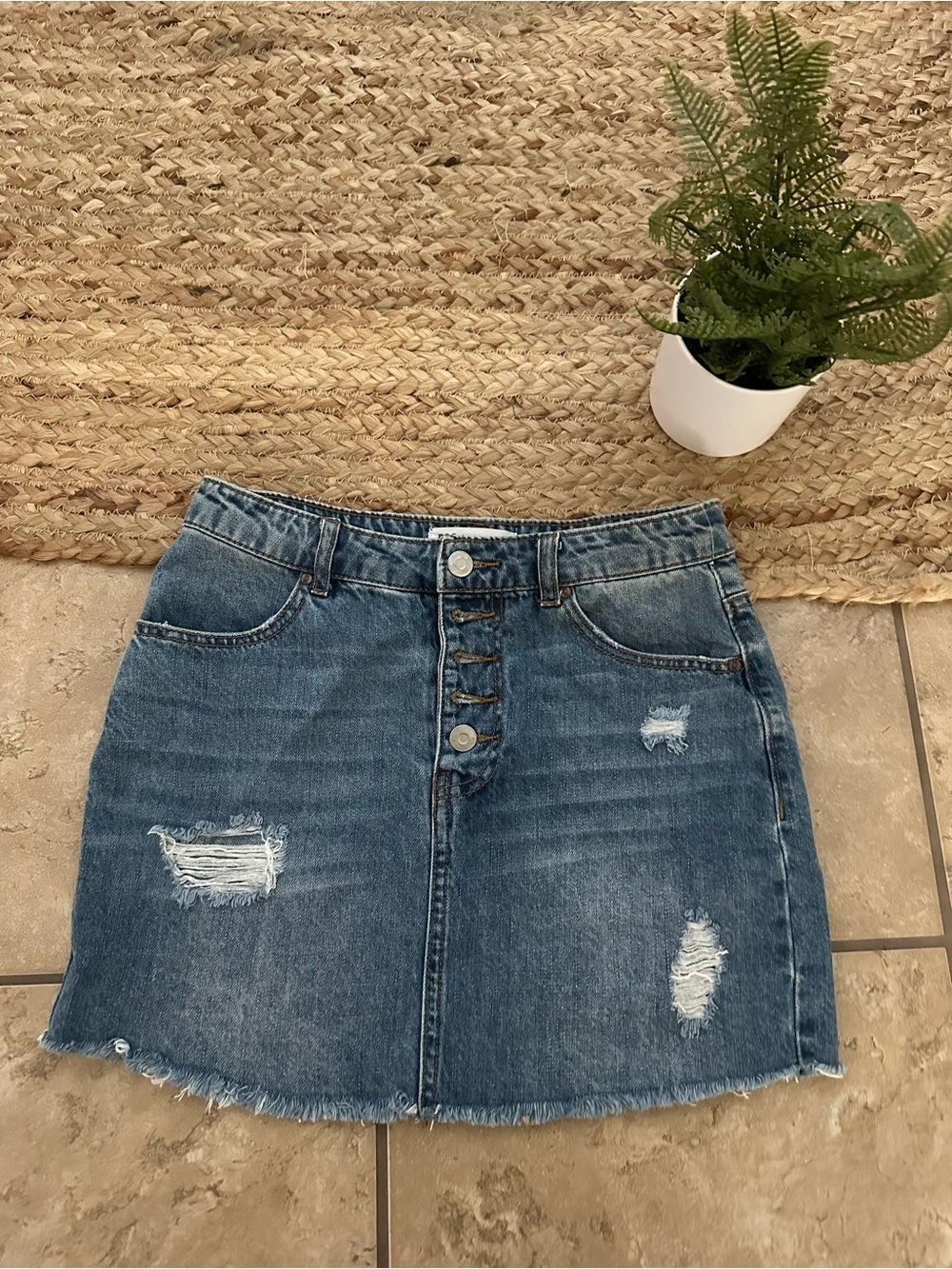 RSQ DENIM MINI SKIRT